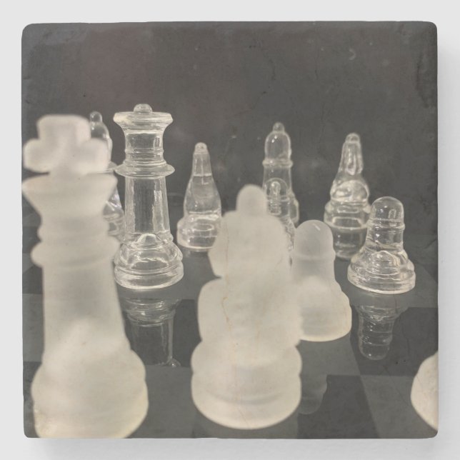 Stone Untersetzer Schach (Vorderseite)