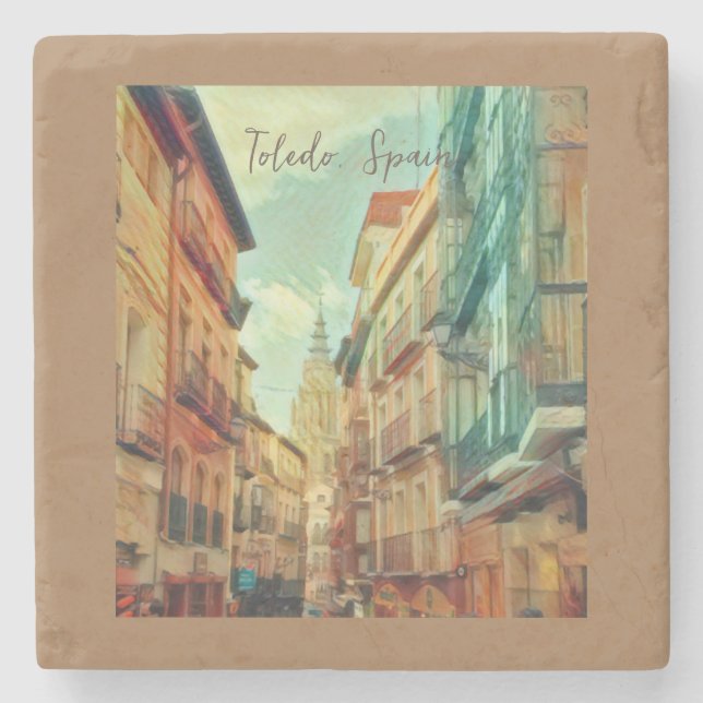 Stone Untersetzer Toledo Spanien (Vorderseite)