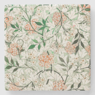 STONE UNTERSETZER: WILLIAM MORRIS: JASMINE STEINUNTERSETZER