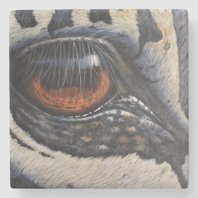 Stone Untersetzer Zebra Eye (Vorderseite)