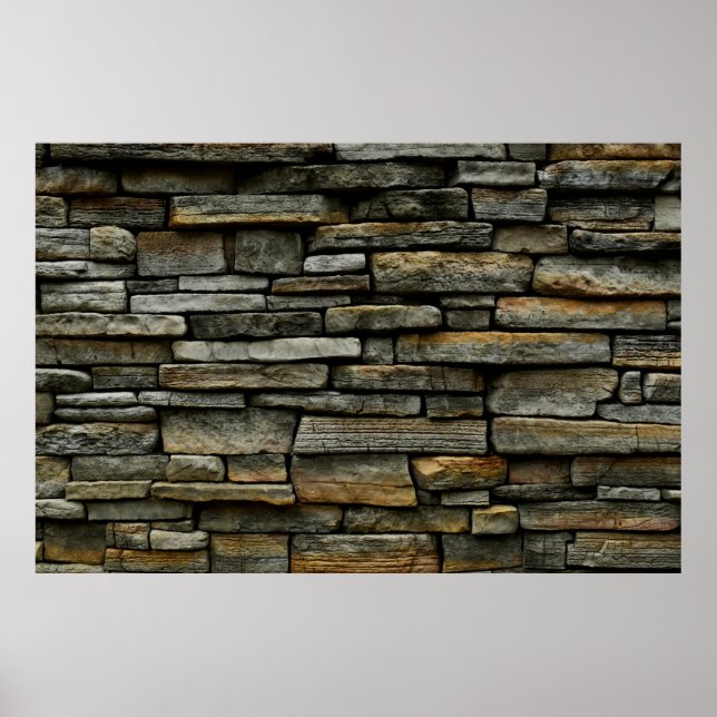 Stone wall poster (Vorne)