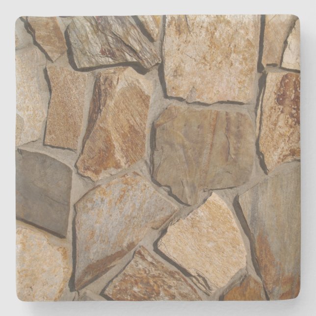 Stone Wall Texture, Square Untersetzer (Vorderseite)
