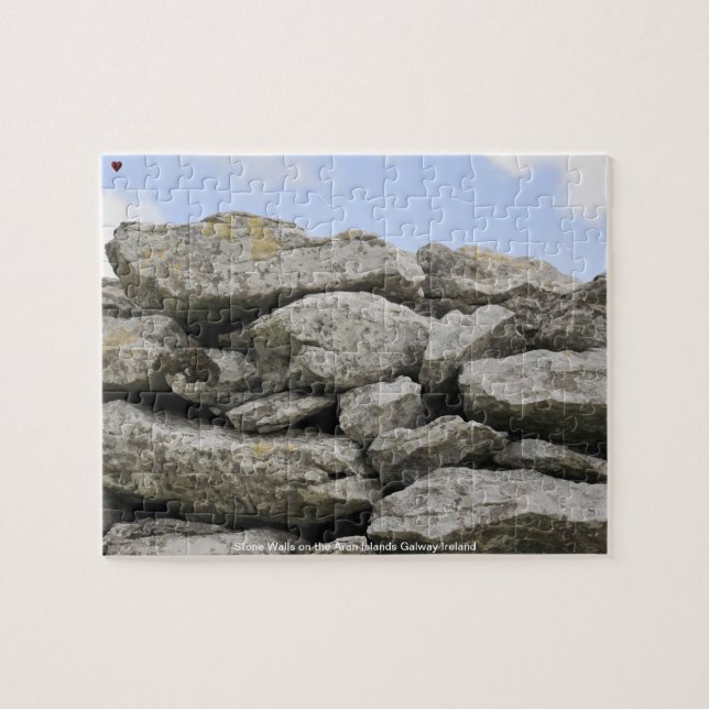 Stone Walls the Aran Islands Galway Irland (Horizontal)