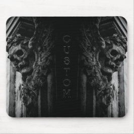 Stone Wings Skull Mousepad