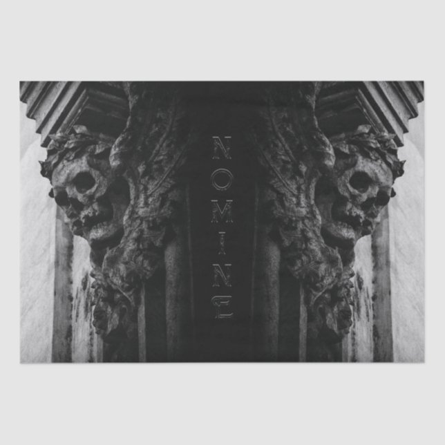 Stone Wings Skull Seidenpapier (Vorderseite)