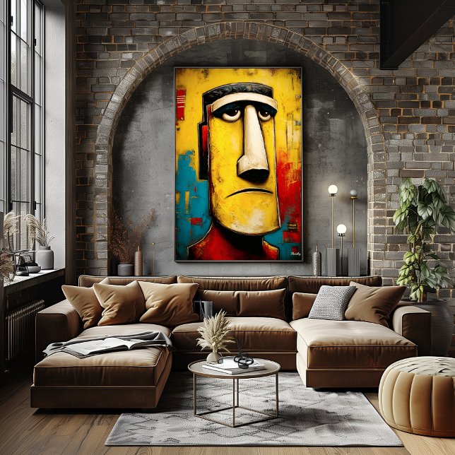 Stone Witness — Contemporary Abstract Expressionis Poster (Von Creator hochgeladen)