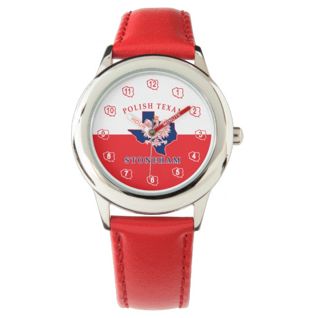 Stoneham Polish Texan Armbanduhr (Vorderseite)