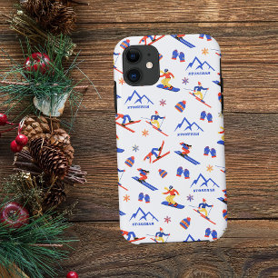 Stoneham Quebec Canada Ski Snowboard Muster Case-Mate iPhone Hülle