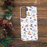 Stoneham Quebec Canada Ski Snowboard Muster Samsung Galaxy Hülle<br><div class="desc">Ein lustiges Winterskigebiet-nahtloses Muster für das Skigebiet Stoneham in Stoneham-et-Tewkesbury,  Québec,  Kanada. Perfekte Geschenkidee für Wintersportler: Ski,  Snowboard,  Freestyle,  Skisprung,  Langlaufen.</div>