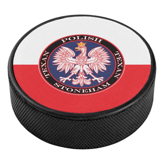 Stoneham Round Polish Texan Eishockey Puck (3/4)