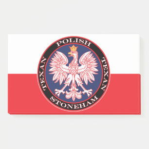 Stoneham Round Polish Texan Post-it Klebezettel