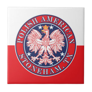 Stoneham Texas Polnischer Adler Fliese