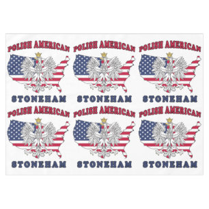 Stoneham Texas Polnischer Amerikaner Tischdecke