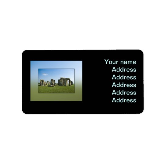 Stonehenge Adressaufkleber