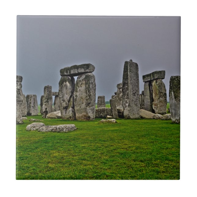 Stonehenge Alte historische Stätte des Powers Fliese (Vorderseite)