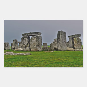 Stonehenge Alte historische Stätte des Powers Rechteckiger Aufkleber
