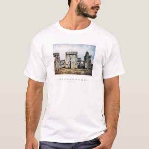 Stonehenge Aquarell-Kunst T-Shirt