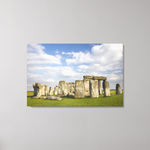 Stonehenge (ca. 2500 v. Chr.), UNESCO Welt 2 Leinwanddruck