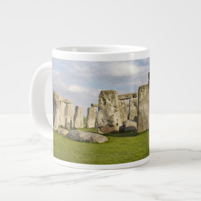 Stonehenge (ca. 2500 v. Chr.), UNESCO World 2 Jumbo-Tasse (Vorderseite Links)