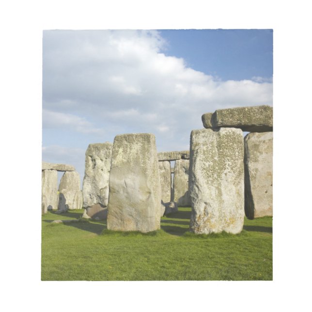 Stonehenge (ca. 2500 v. Chr.), UNESCO World 3 Notizblock (Vorderseite)