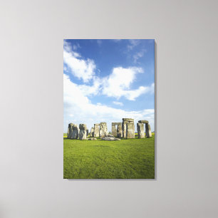 Stonehenge (ca. 2500 v. Chr.), UNESCO World Leinwanddruck