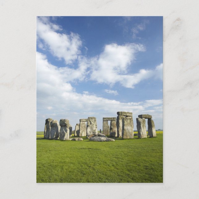Stonehenge (ca. 2500 v. Chr.), UNESCO World Postkarte (Vorderseite)