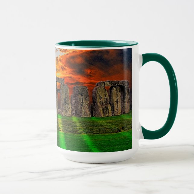 Stonehenge Celtic Stehend Stones in Großbritannien Tasse (Rechts)