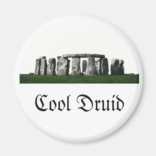 Stonehenge - Coole Druide Magnet (Vorne)