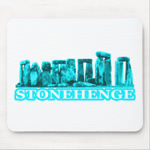 Stonehenge Cyan übertritt das MUSEUM Zazzle Gesche Mousepad