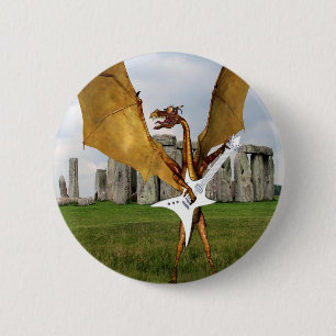 Stonehenge Dragon Button