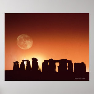 Stonehenge, England 3 Poster