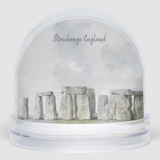 Stonehenge England Ancient World – Historic Schneekugeln (Vorderseite)