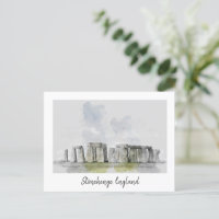Stonehenge England Postcard - Antike Welt