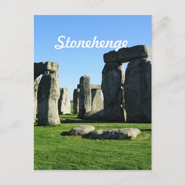 Stonehenge England Postkarte (Vorderseite)