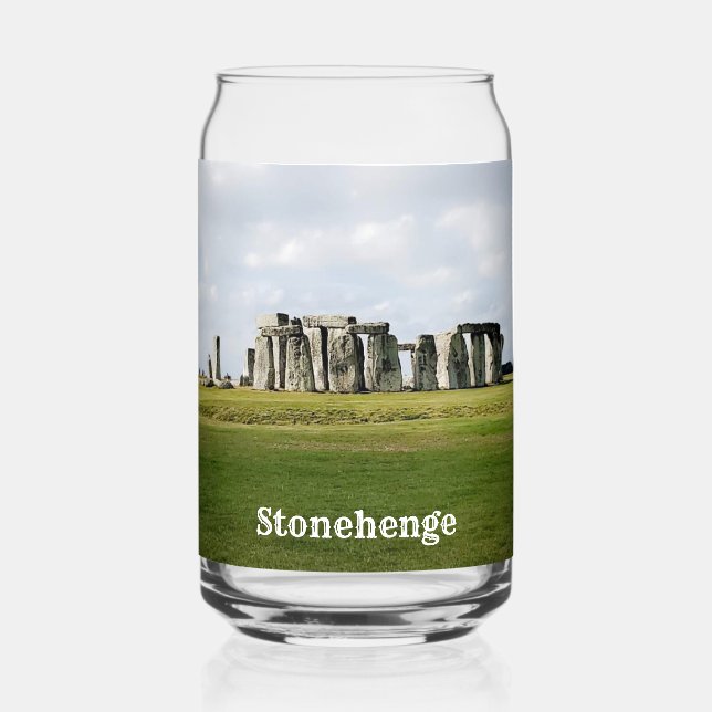 Stonehenge England Souvenir Can Glass (Recto)