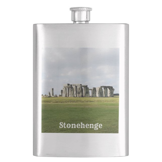 Stonehenge England Souvenir-Flasche Flachmann (Vorderseite)