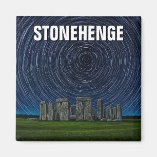 Stonehenge England Startrails Magnet