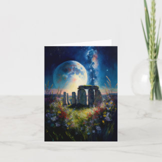 Stonehenge im Mondlicht Karte