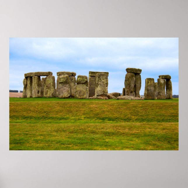Stonehenge Landschaftlich, England Poster (Vorne)