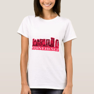 Stonehenge Magenta White The MUSEUM Zazzle Geschen T-Shirt