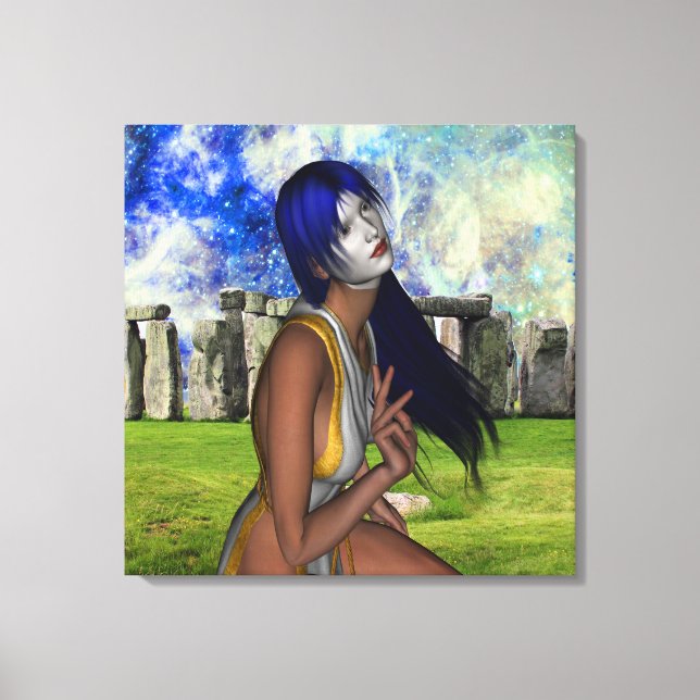 Stonehenge Mediation Leinwanddruck (Vorderseite)