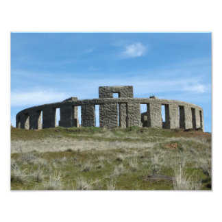 Stonehenge Memorial in Maryhill, WA Fotodruck