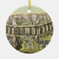 Stonehenge oder ein Kreistempel der Druiden, pl