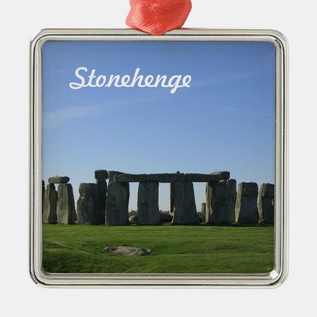 Stonehenge Ornament Aus Metall (Vorne)