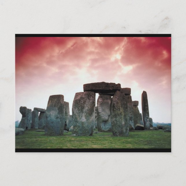 Stonehenge Postkarte (Vorderseite)