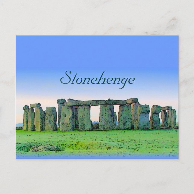Stonehenge Postkarte (Vorderseite)