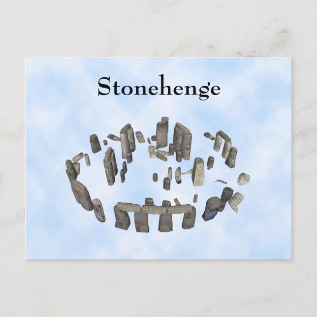 Stonehenge: Postkarte (Vorderseite)