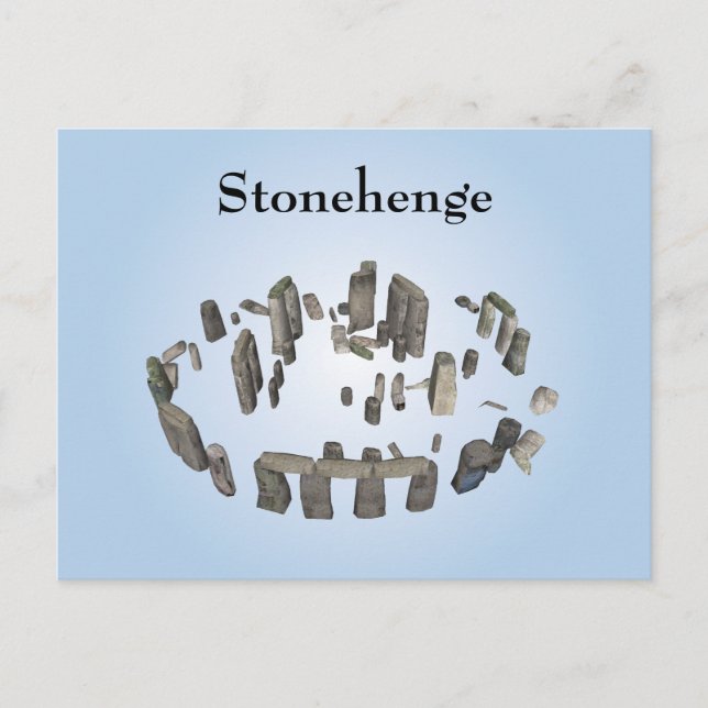 Stonehenge: Postkarte (Vorderseite)