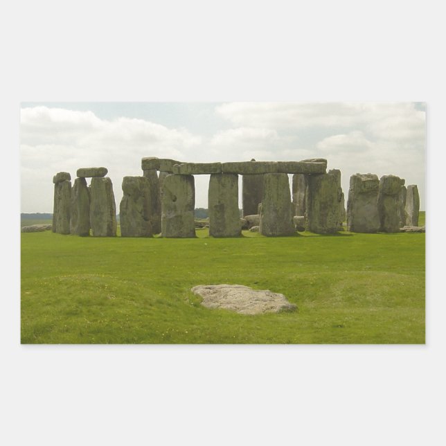Stonehenge Rechteckiger Aufkleber (Vorderseite)