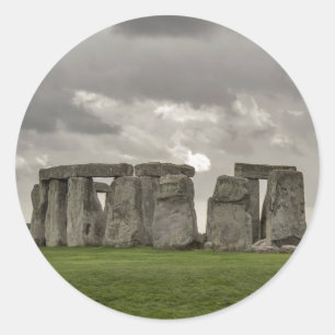 Stonehenge Runder Aufkleber